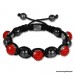 Silberdream Shamballa Armband Original Sterlinx Mit 5 Edelstahl Kugel-Fassungen SHA51