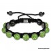 Silberdream Shamballa Armband Original Sterlinx Mit 9 Edelstahl Kugel-Fassungen SHA90