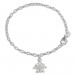 Silberdream SilberDream 16cm Kinder Armband Engel weiß Silber SDA029W