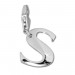 Silberdream SilberDream 925 Charm Buchstabe S Silber Armband Anhänger FC70S
