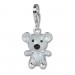 Silberdream SilberDream 925 Charm Emaille Koala groß Armband Anhänger FC608