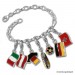 Silberdream SilberDream 925 Charm Flagge Schweiz Armband Anhänger FC703