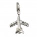 Silberdream SilberDream 925 Charm Flugzeug Armband Anhänger FC3043