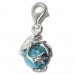 Silberdream SilberDream 925 Charm Frosch Kugel türkis Armband Anhänger FC244T