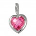 Silberdream SilberDream 925 Charm Herz pink Armband Anhänger FC210P