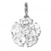 Silberdream SilberDream 925 Charm Herzblume Armband Ketten Anhänger FC4112W