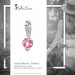 Silberdream SilberDream 925 Charm Herzchen Pink Armband Anhänger FC208P