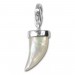 Silberdream SilberDream 925 Charm Horn weiss Armband Anhänger FC212W