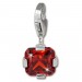 Silberdream SilberDream 925 Charm Karree rot Armband Anhänger FC206R