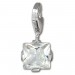 Silberdream SilberDream 925 Charm Karree weiß Armband Anhänger FC206W