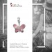 Silberdream SilberDream 925 Charm Schmetterling Pink FC1041P