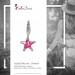 Silberdream SilberDream 925 Charm Stern Pink Armband Anhänger FC215P