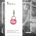 Silberdream SilberDream 925 Charm Tasche Pink Armband Anhänger FC3030P