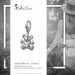 Silberdream SilberDream 925 Charm Teddy Armband Anhänger FC1006