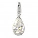 Silberdream SilberDream 925 Charm Träne weiß Armband Anhänger FC207W