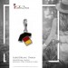Silberdream SilberDream 925 Charm Trikot Deutschland Armband Anhänger FC701