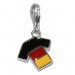 Silberdream SilberDream 925 Charm Trikot Deutschland Armband Anhänger FC701