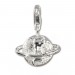 Silberdream SilberDream 925 Charm Weltkugel Armband Anhänger FC3081