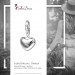 Silberdream SilberDream 925 Silber Charm Herz Glanz Armband Anhänger FC3144