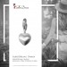 Silberdream SilberDream 925 Silber Charm Herz Matt Armband Anhänger FC3108
