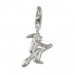 Silberdream SilberDream 925 Silber Charm Hexe Armband Anhänger FC3087
