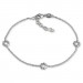 Silberdream SilberDream Armband Blümchen 925 Sterling Silber Damen 18cm - 21cm SDA1148J