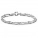 Silberdream SilberDream Armband Blütenblatt matt/glänzend 925 Sterling Silber 19cm SDA428