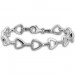 Silberdream SilberDream Armband Dreicke Zirkonia weiß 925er Silber 18,7cm Damen SDA470W