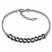 Silberdream SilberDream Armband Fantasie schwarz 925er Silber Damen 18cm SDA2138S