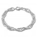 Silberdream SilberDream Armband Fantasie verschlungen 925er Silber Damenarmband SDA2559J