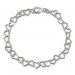 Silberdream SilberDream Armband Herzen 925 Sterling Silber Damen 19cm SDA2529J