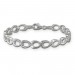 Silberdream SilberDream Armband Herzform 925er Silber 19cm Silberarmband SDA446J