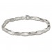 Silberdream SilberDream Armband oval matt 925 Silber 18,5cm Silberarmband SDA403