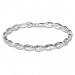 Silberdream SilberDream Armband oval offen 925 Silber 19cm Silberarmband SDA401