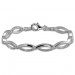 Silberdream SilberDream Armband Oval Zirkonia weiß 925er Silber 18,5cm Damen SDA460W