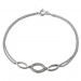 Silberdream SilberDream Armband Oval Zirkonia weiß 925er Sterling Silber 19cm SDA425W