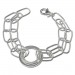 Silberdream SilberDream Armband Ringe 925 Sterling Silber Damen 18,5cm SDA419