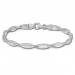 Silberdream SilberDream Armband Style matt/glänzend 925 Sterling Silber 19cm SDA429