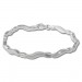 Silberdream SilberDream Armband Welle matt/glänzend 925 Sterling Silber 19cm SDA432