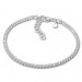 Silberdream SilberDream Armband Zirkonia weiß 925 Sterling Silber Damen 18cm - 21cm SDA1028W