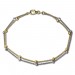 Silberdream SilberDream Bicolor Armband Kugeln Gold und Silber 925 Silber Damen SDA2129T