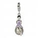Silberdream SilberDream Charm 925 Mädchen auf Kugel Armband Anhänger FC633