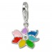 Silberdream SilberDream Charm Blume bunt Armband Anhänger 925 Silber FC252W