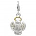 Silberdream SilberDream Charm Engel vergoldet 925 Silber Armband Anhänger FC813Y