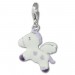 Silberdream SilberDream Charm fliegendes Pony weiß 925 Silber Armband Anhänger FC869W