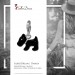 Silberdream SilberDream Charm Hund Schwarz 925er Armband Anhänger FC830S