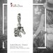 Silberdream SilberDream Charm Pferdekopf Armband Anhänger 925 Silber FC1043