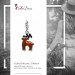 Silberdream SilberDream Charm Rentier Braun 925er Silber Armband Anhänger FC698N
