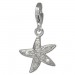 Silberdream SilberDream Charm Seestern Zirkonia 925 Silber Armband Anhänger FC730W