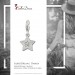 Silberdream SilberDream Charm Stern Zirkonia 925er Silber Armband Anhänger FC903W